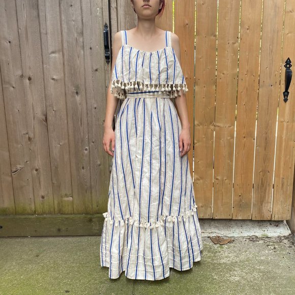 Trovata Striped Dress with Tassles, size XS - Picture 10 of 10